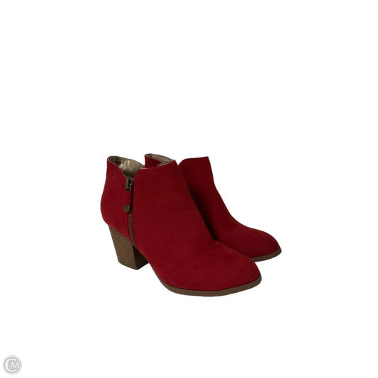 Shoes Heels Kitten By Style And Company In Red, Size: 5