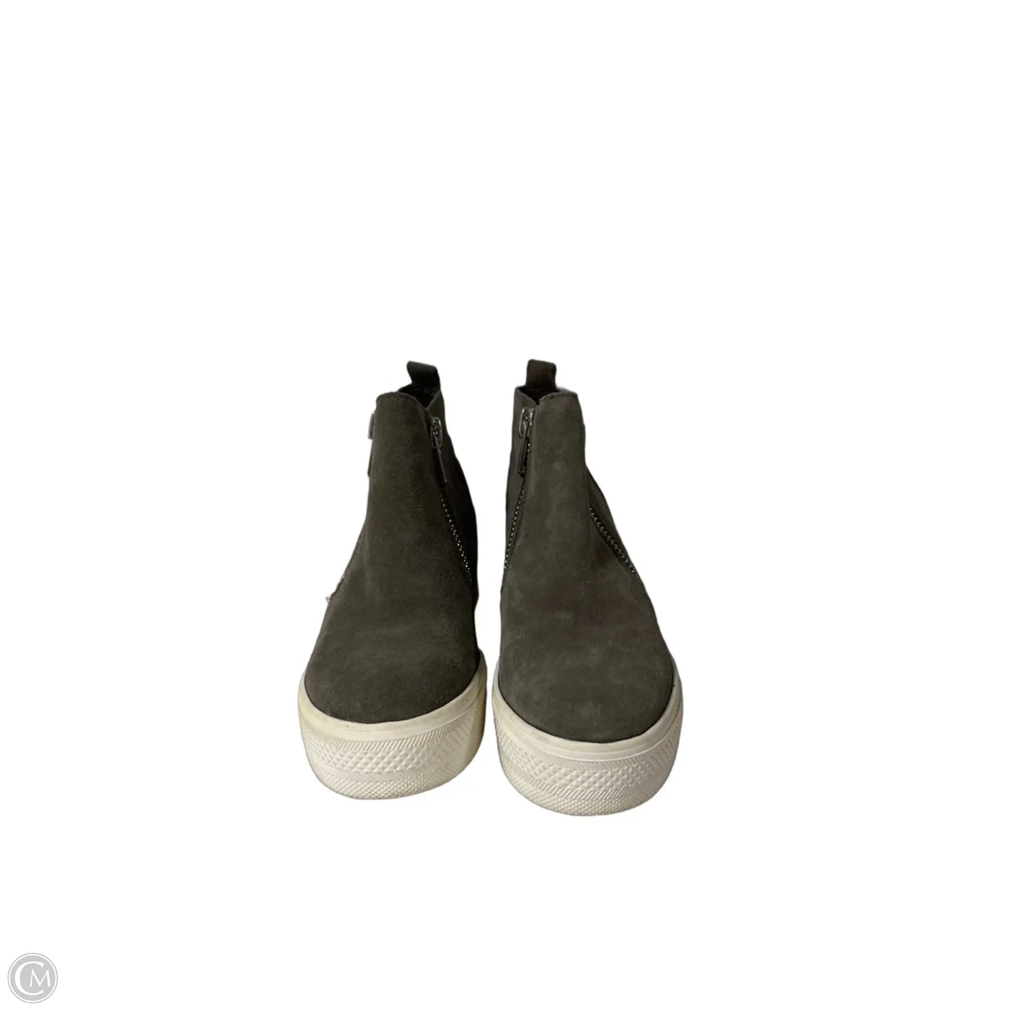Boots Ankle Flats By Steve Madden In Grey, Size: 5
