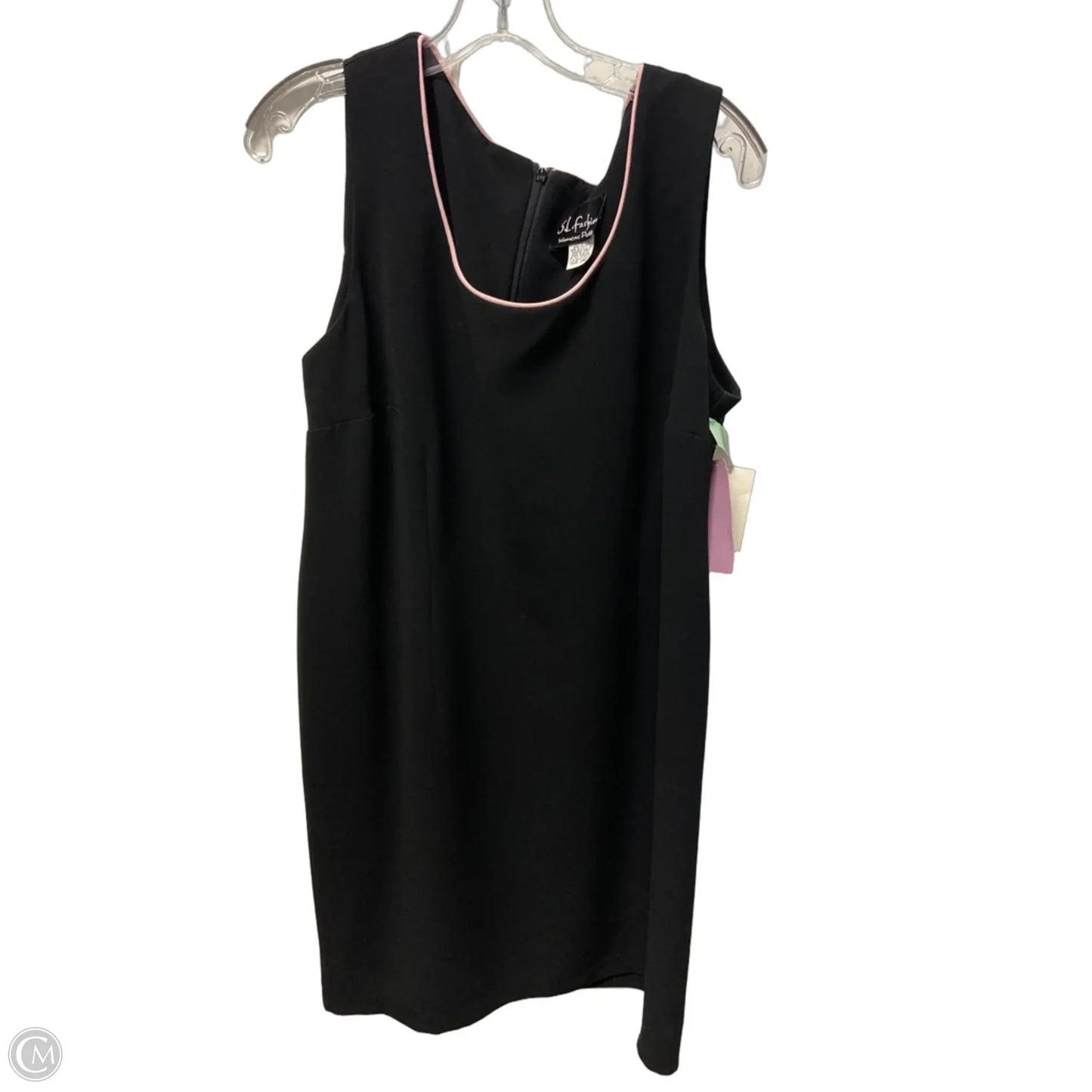 Dress Casual Midi By Sl Fashions In Black, Size: 1x