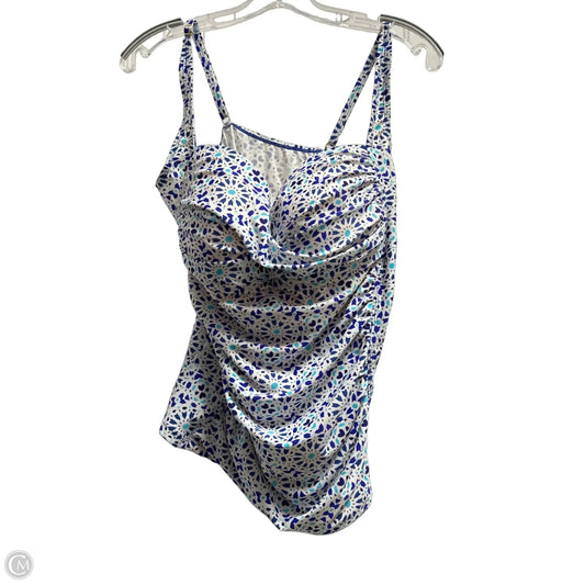 Swimsuit Top By Clothes Mentor In Blue, Size: L