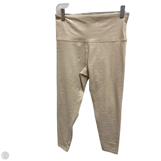 Athletic Leggings By Offline By Aerie In Cream, Size: L