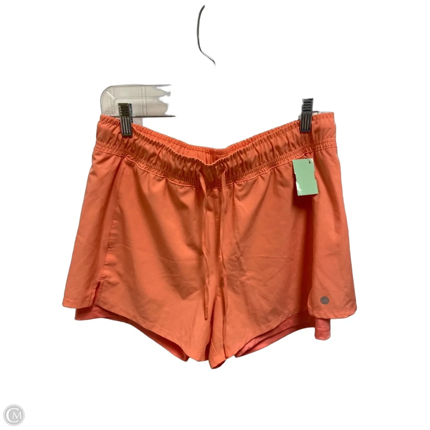 Athletic Shorts By Apana In Orange, Size: L