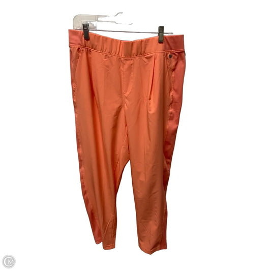 Athletic Pants By Apana In Coral, Size: Xl