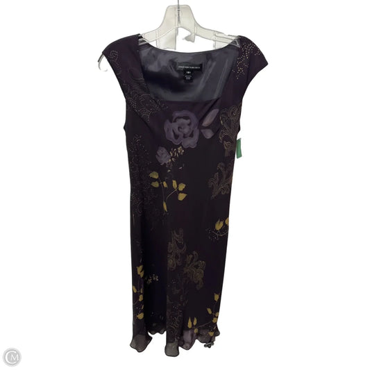 Dress Casual Midi By Jones New York In Purple, Size: L