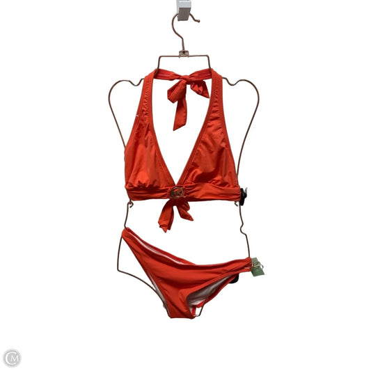 Swimsuit 2pc By Michael By Michael Kors In Coral, Size: L