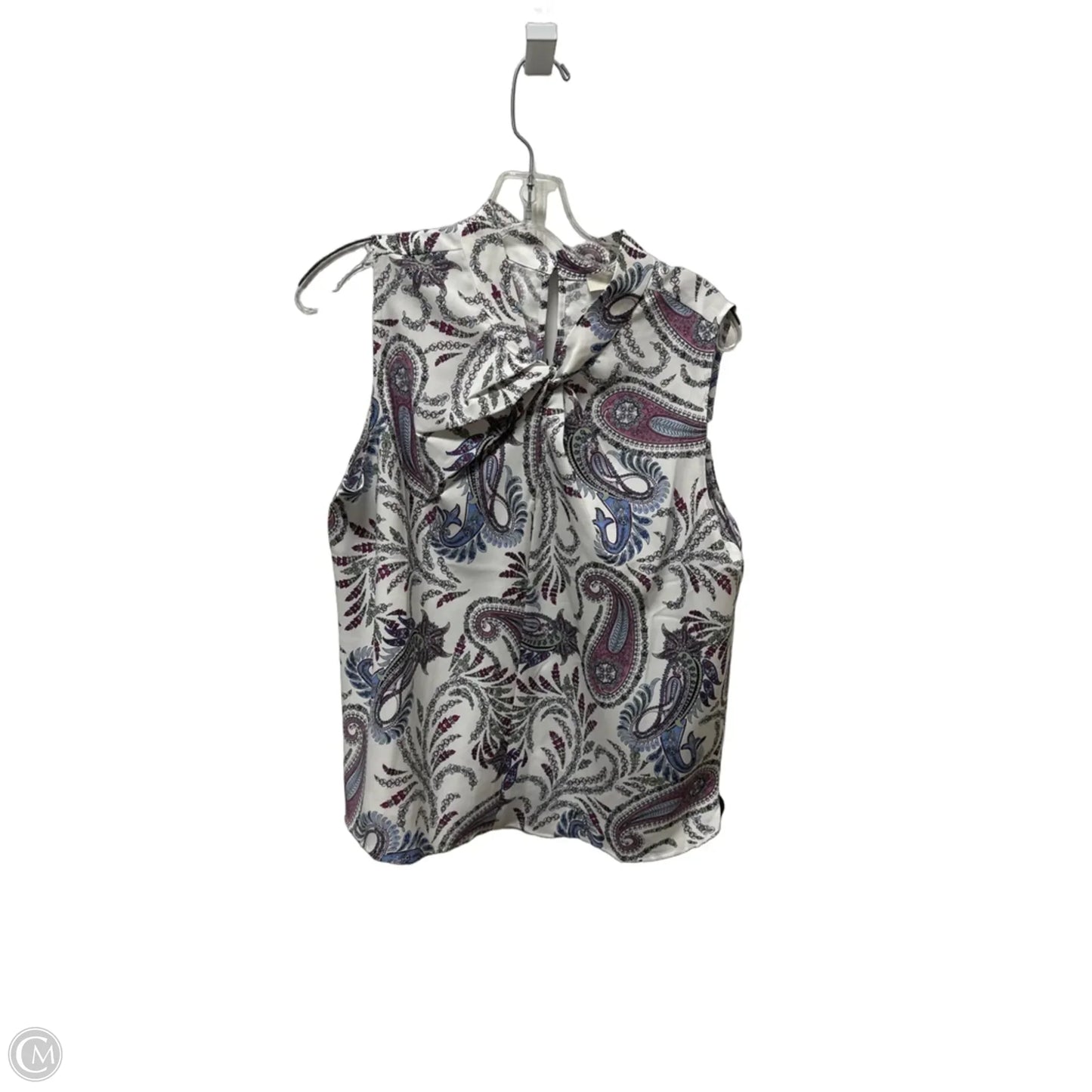Top Sleeveless By Loft In Purple, Size: M