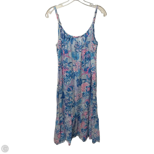 Dress Designer By Lilly Pulitzer In Blue, Size: M