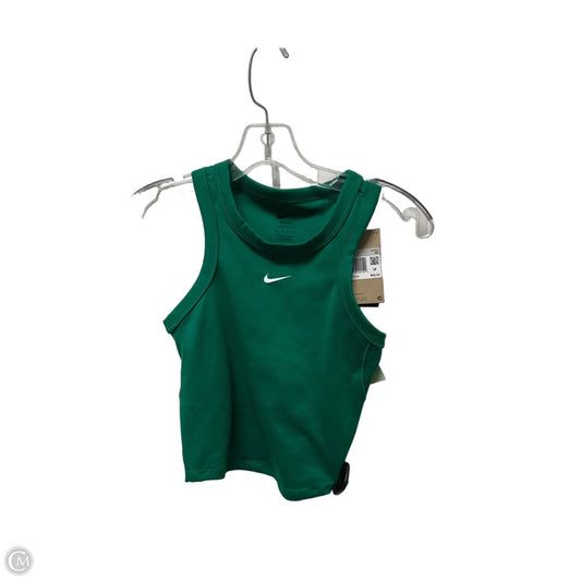 Athletic Tank Top By Nike In Green, Size: Xs