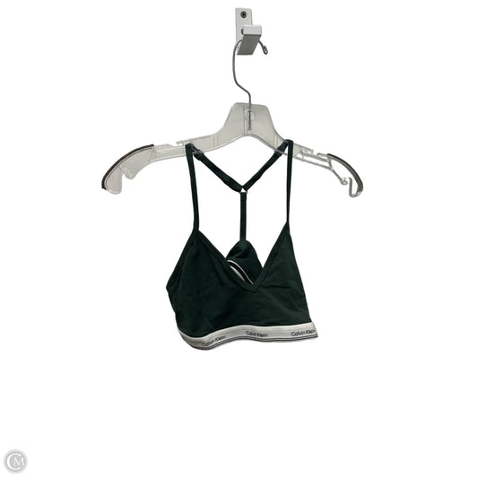 Athletic Bra By Calvin Klein In Green, Size: M