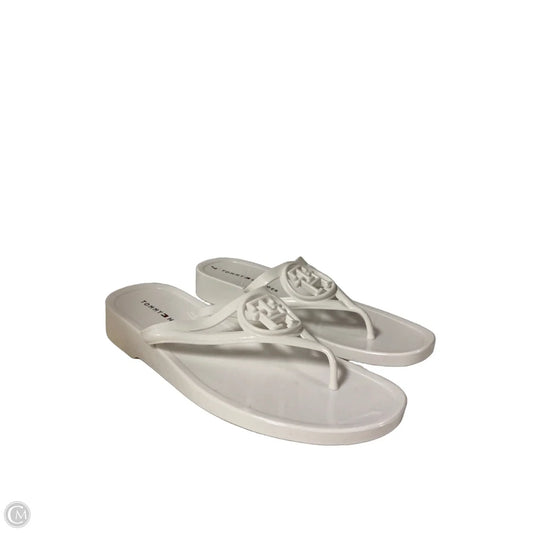 Sandals Flats By Tommy Hilfiger In White, Size: 7
