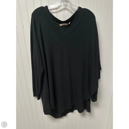 Top Long Sleeve By Soft Surroundings In Black, Size: 2x