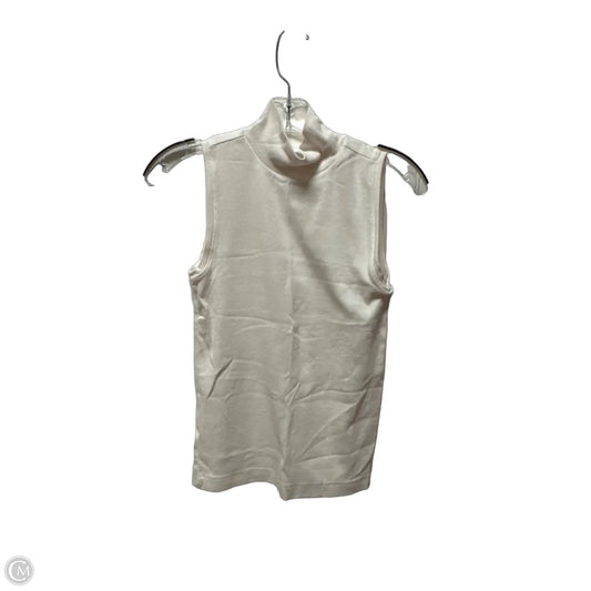 Top Sleeveless By Loft In White, Size: S