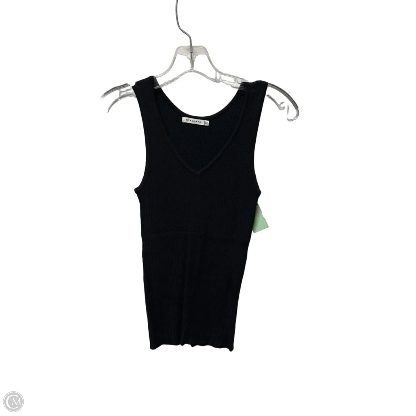 Top Sleeveless By Staccato In Black, Size: S