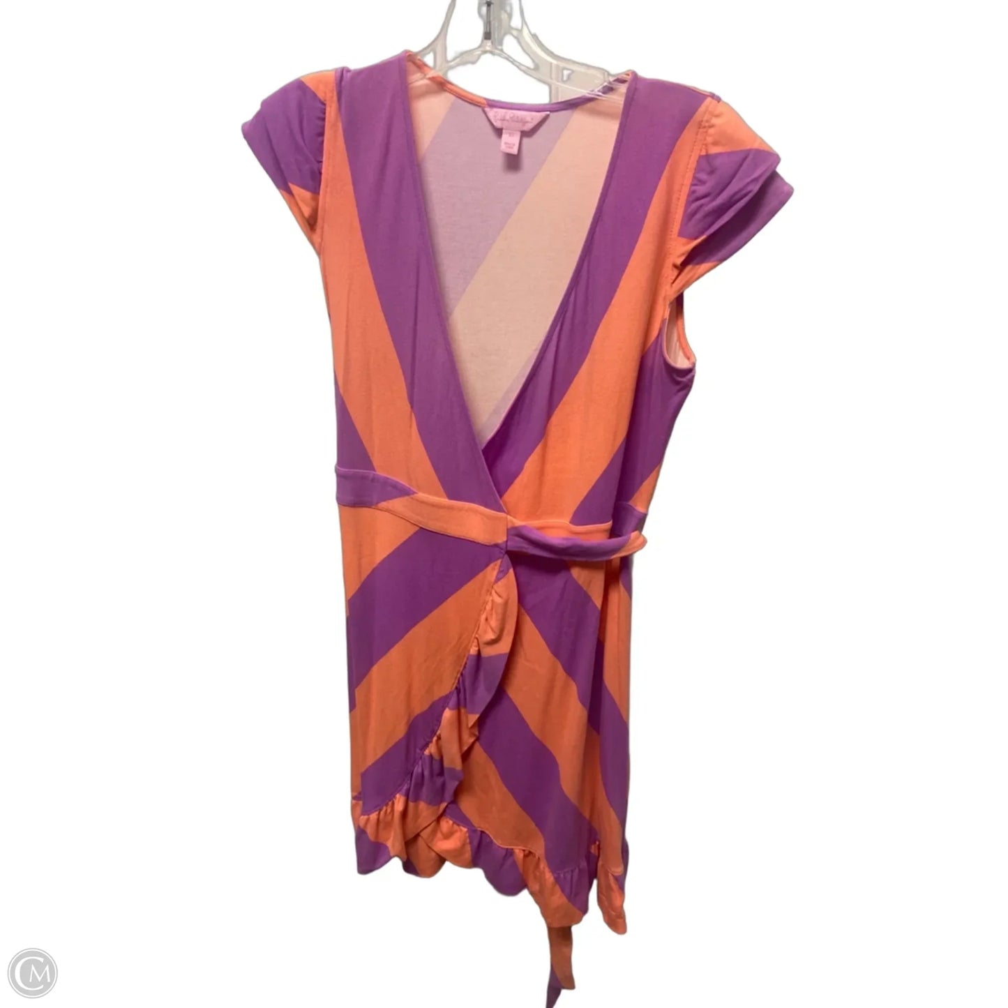 Dress Designer By Lilly Pulitzer In Orange & Purple, Size: Xs