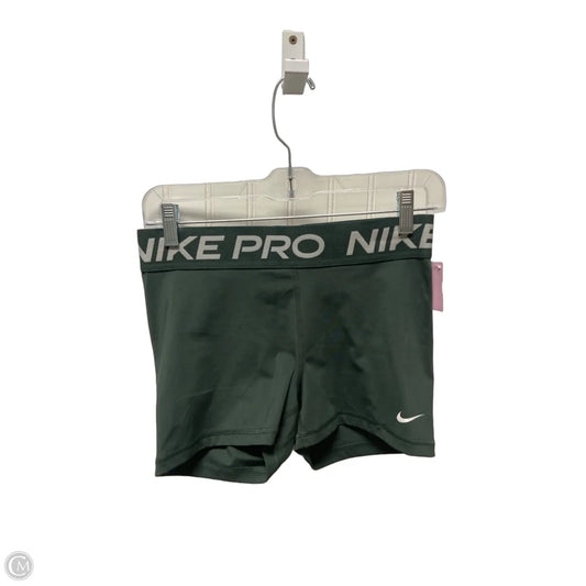 Athletic Shorts By Nike In Green, Size: M