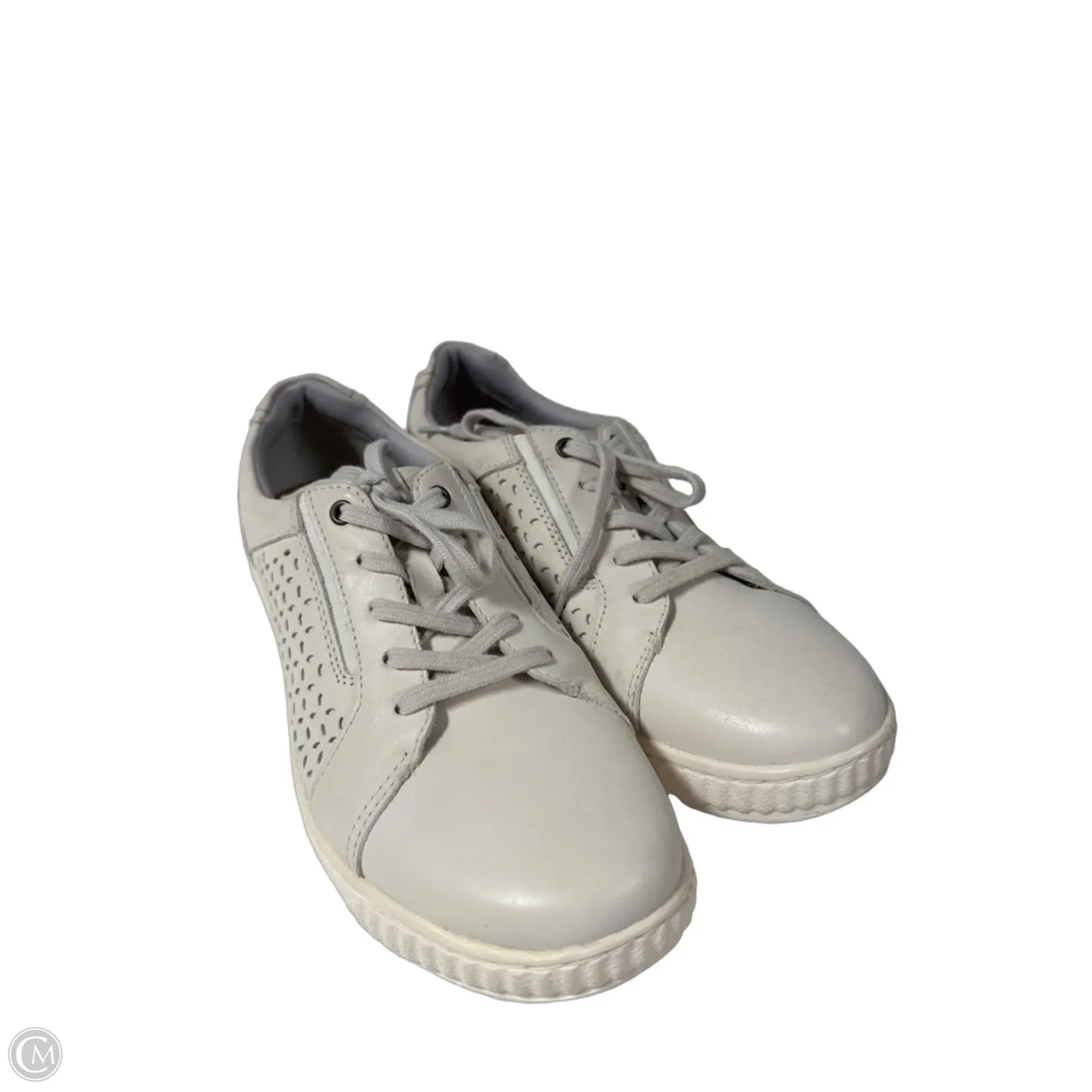 Shoes Athletic By Clarks In White, Size: 8.5