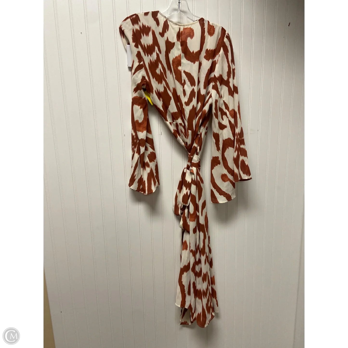 Shawl By H&m In Orange & Tan, Size: M