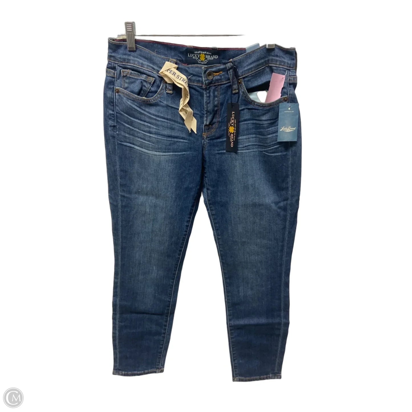 Jeans Skinny By Lucky Brand In Blue Denim, Size: 6