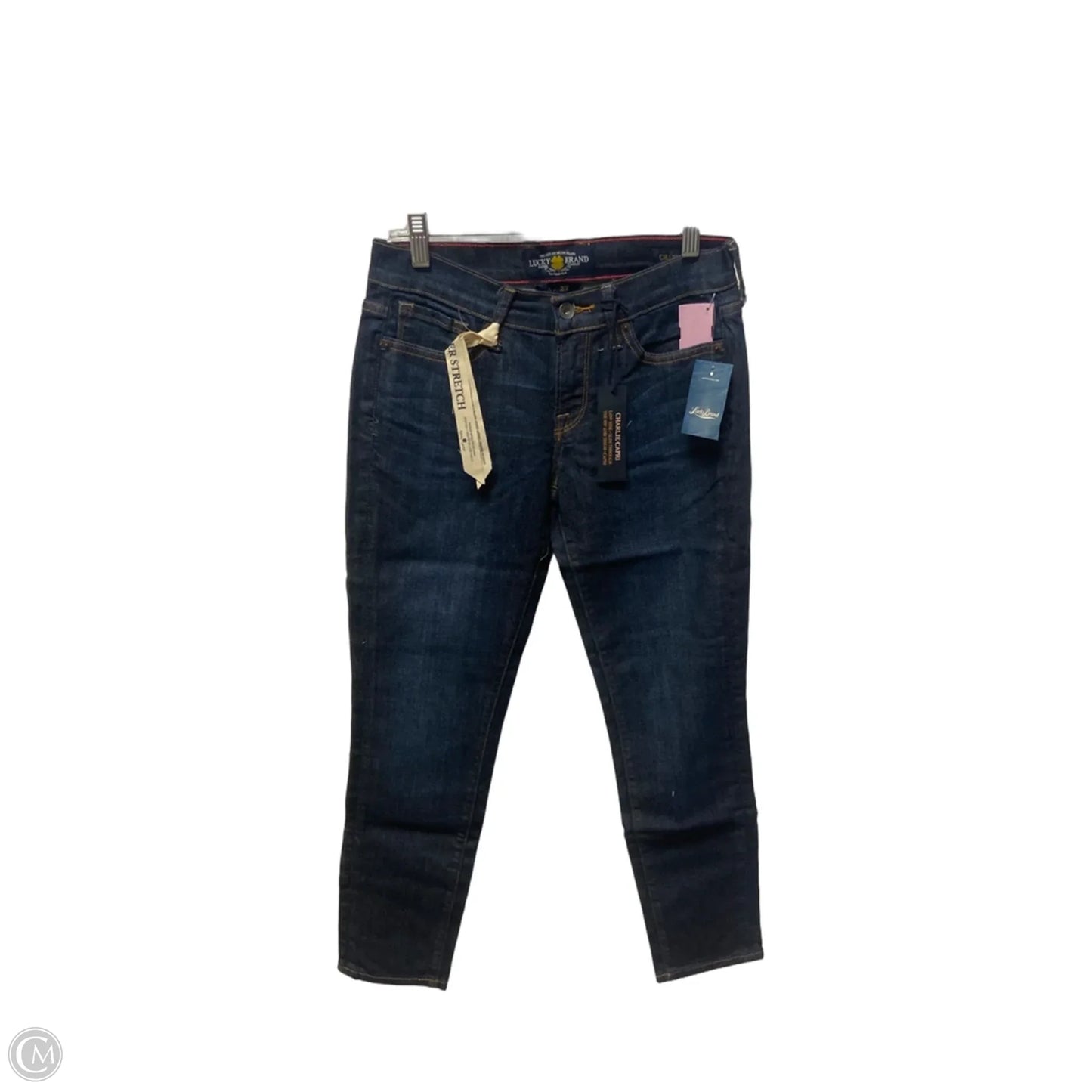 Jeans Skinny By Lucky Brand In Blue Denim, Size: 4