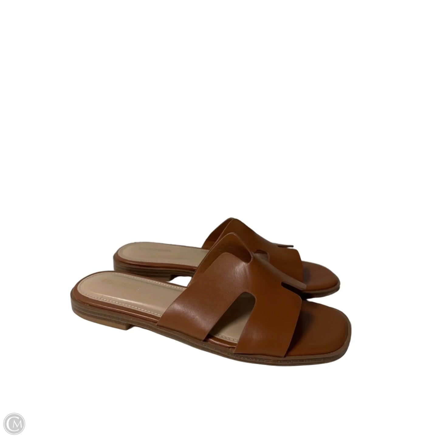 Sandals Flats By Cushionaire In Brown, Size: 9