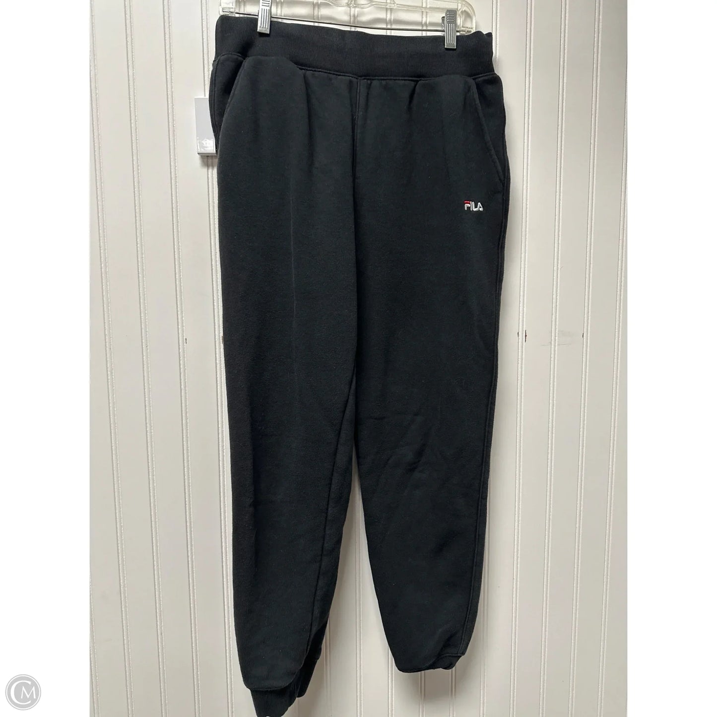 Athletic Pants By Fila In Black, Size: M