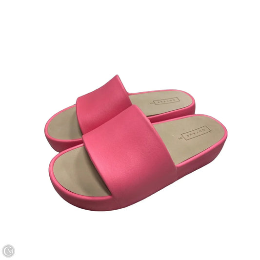 Sandals Heels Block By Corkys In White, Size: 10