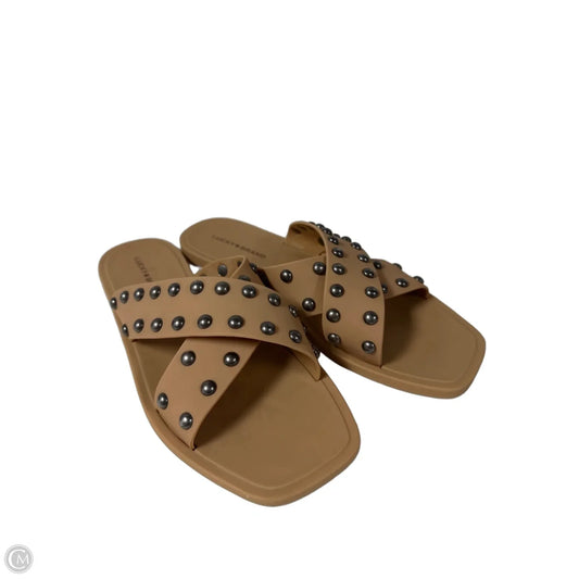 Sandals Flats By Lucky Brand In Tan, Size: 8