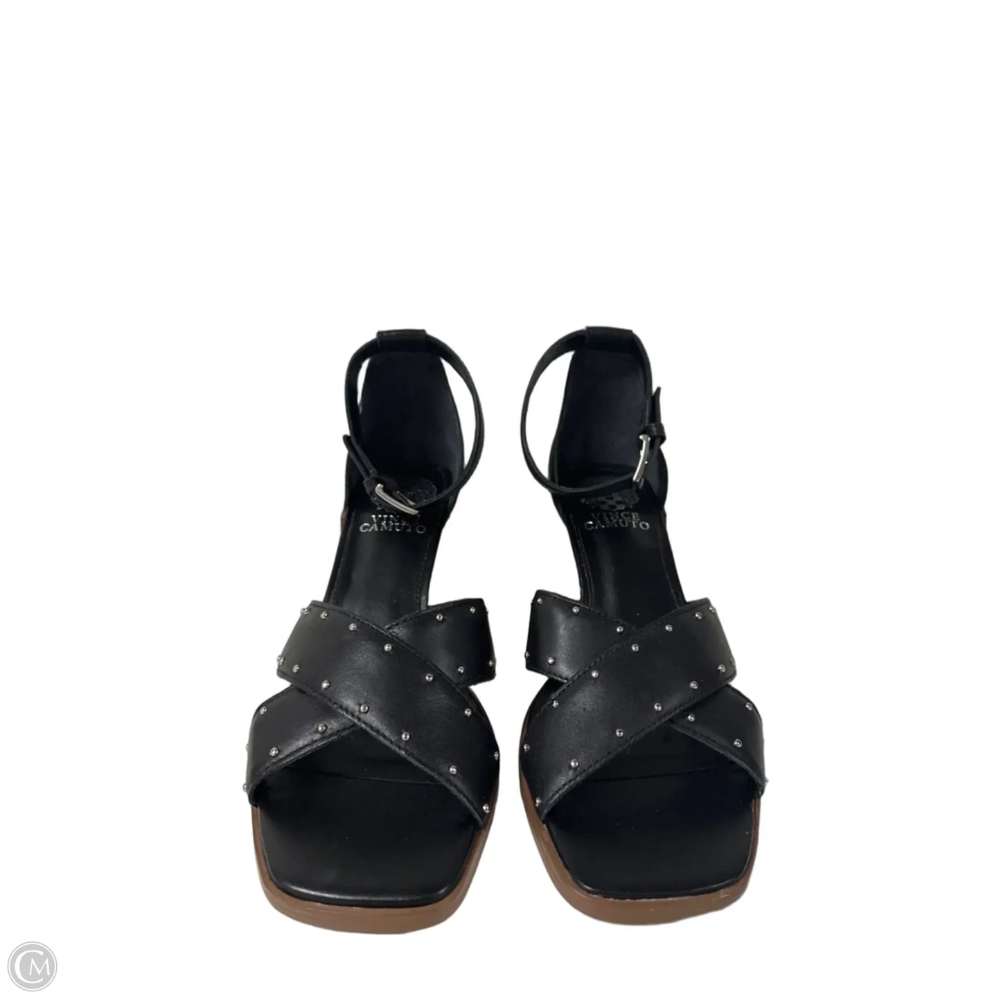 Sandals Heels Block By Vince Camuto In Black, Size: 8.5