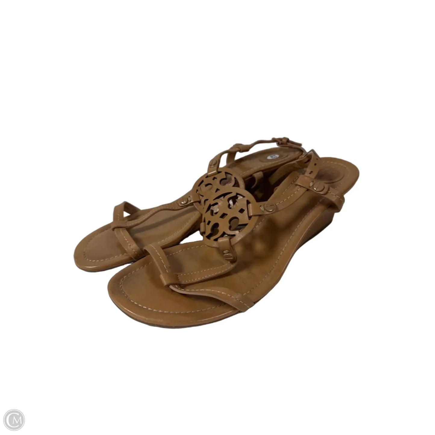 Sandals Designer By Tory Burch In Tan, Size: 8.5