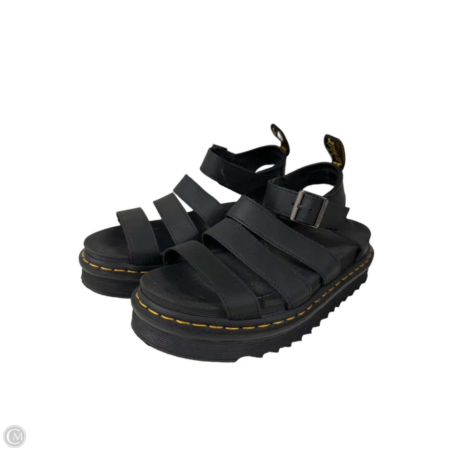 Sandals Designer By Dr Martens In Black, Size: 8