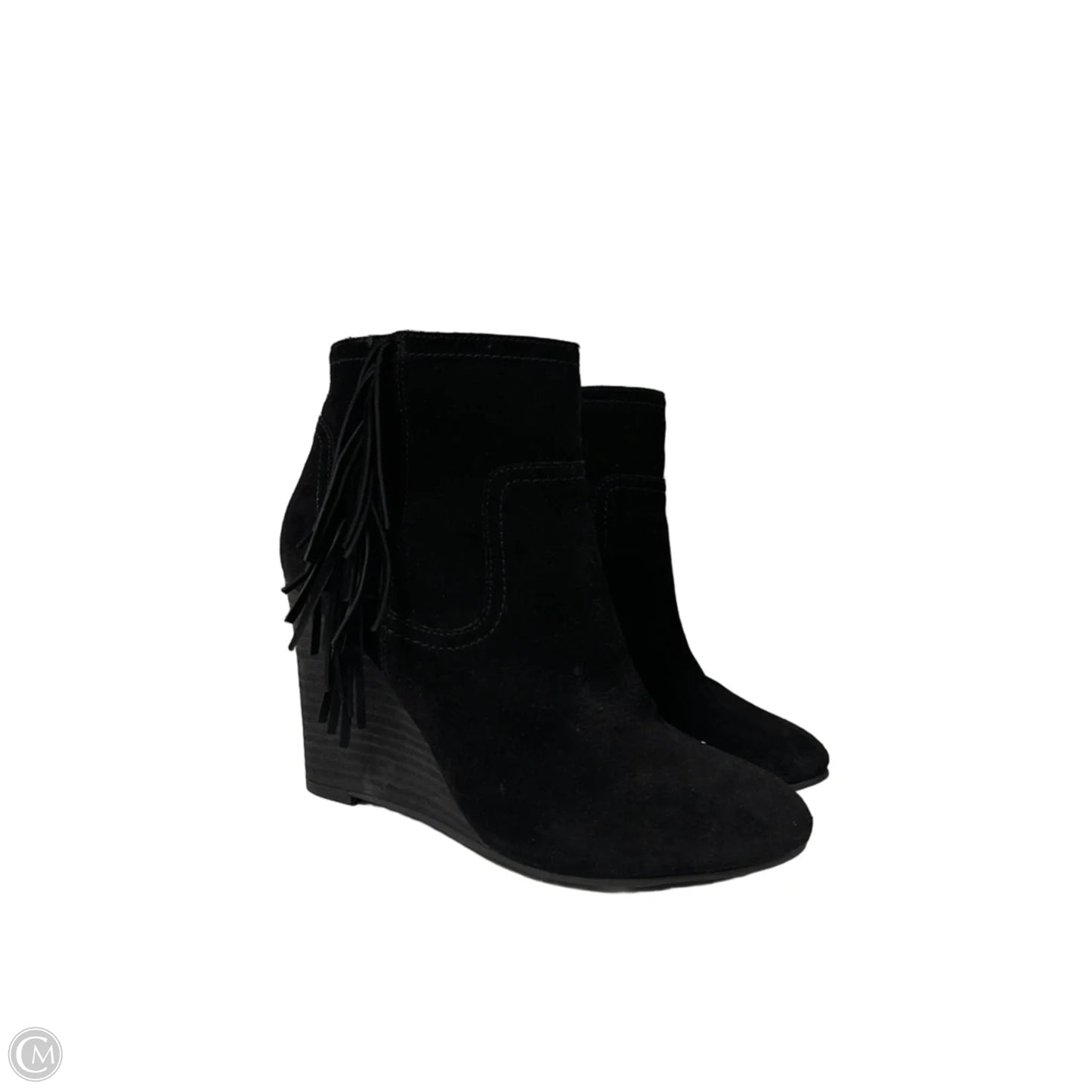 Boots Ankle Heels By Abound In Black, Size: 7