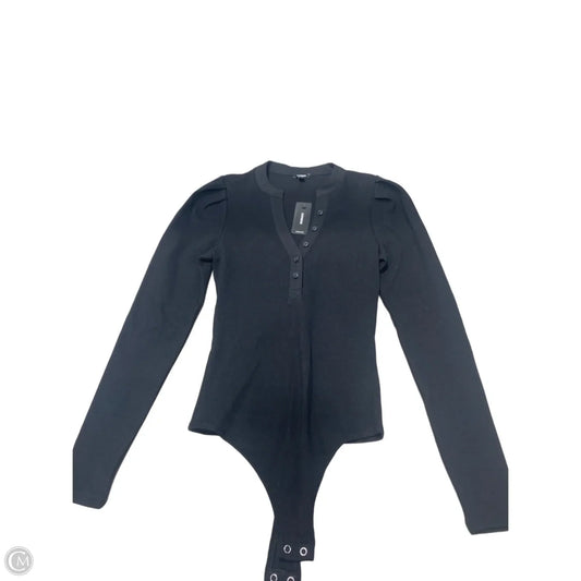 Bodysuit By Express In Black, Size: Xs