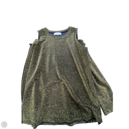 Top Long Sleeve By Michael By Michael Kors In Gold, Size: L