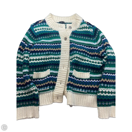 Cardigan By Talbots In Blue & Green, Size: Xl