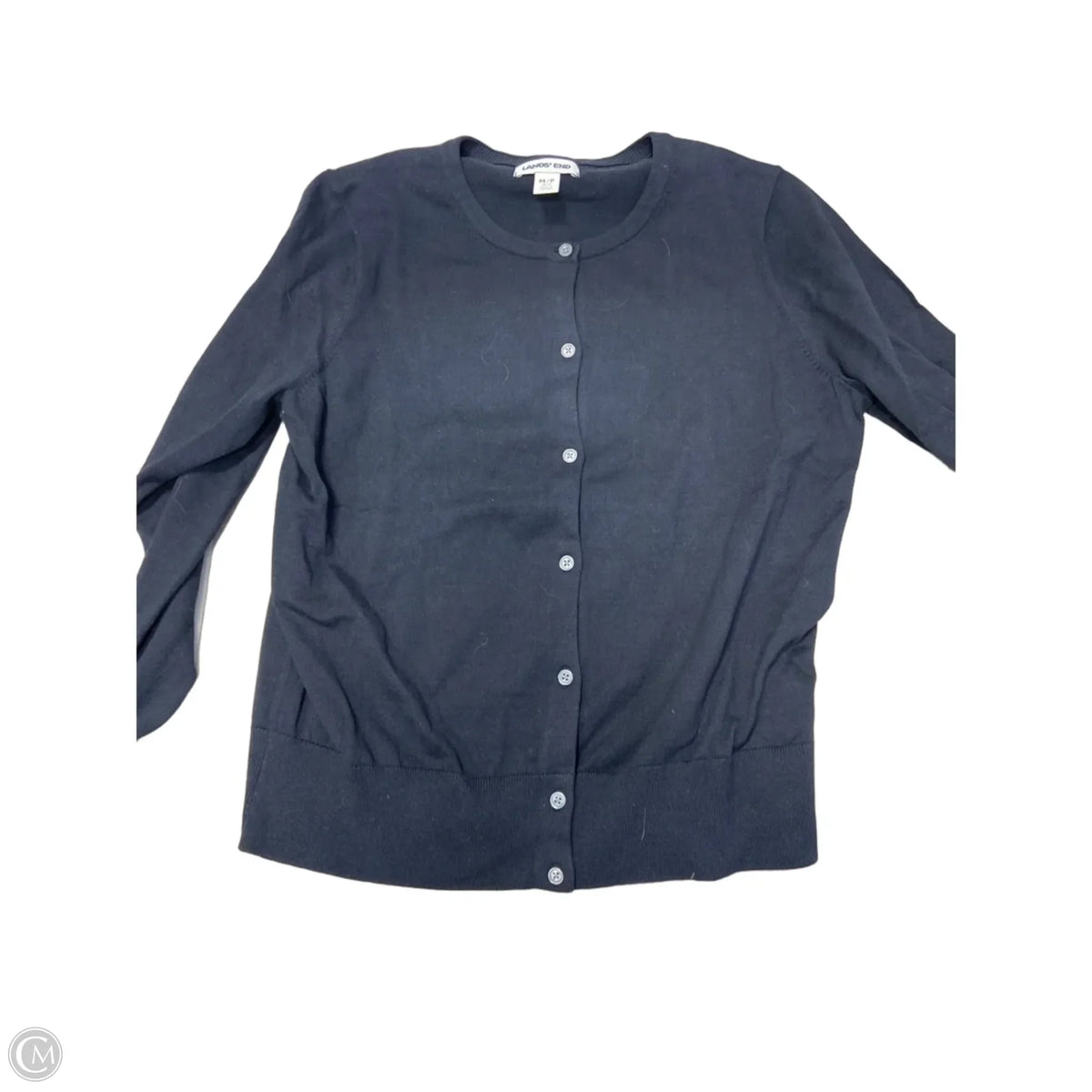 Cardigan By Lands End In Black, Size: M