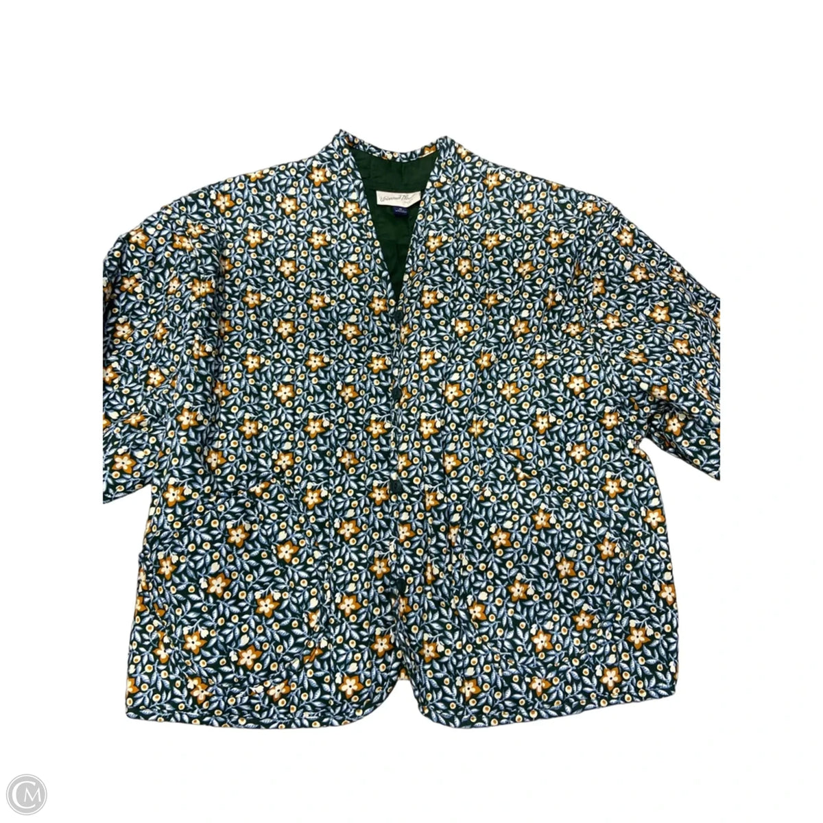 Jacket Puffer & Quilted By Universal Thread In Green, Size: M