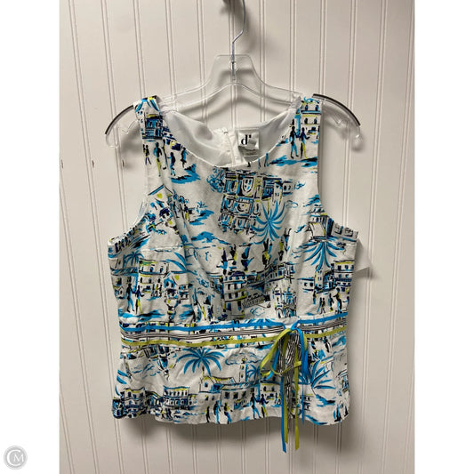 Top Sleeveless By Clothes Mentor In White, Size: 16