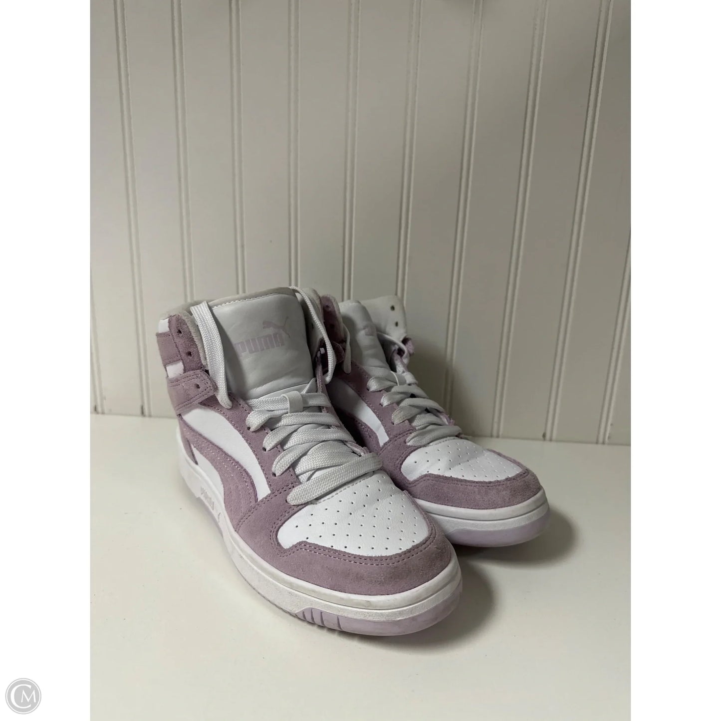 Shoes Athletic By Puma In Purple & White, Size: 8.5