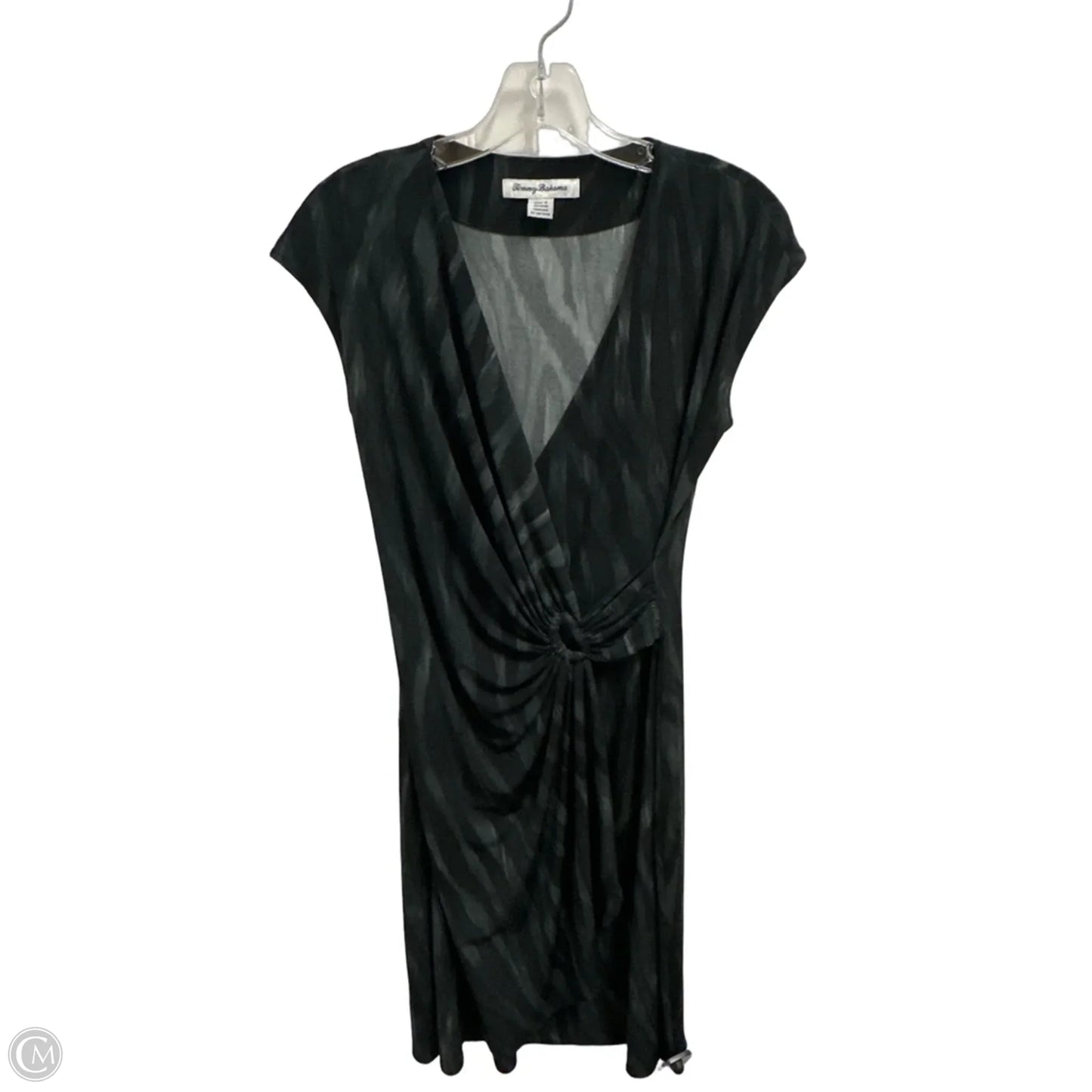 Dress Casual Midi By Tommy Bahama In Black & Grey, Size: Xs