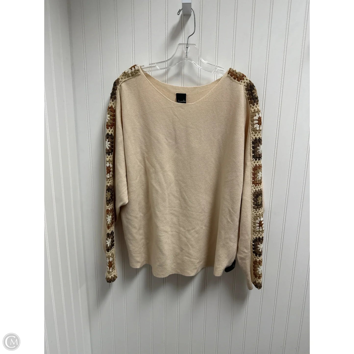 Sweater By Aaeda In Tan, Size: Xl