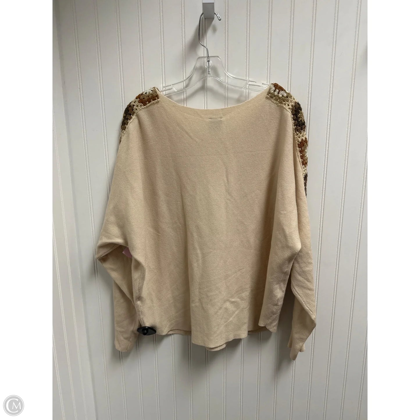 Sweater By Aaeda In Tan, Size: Xl