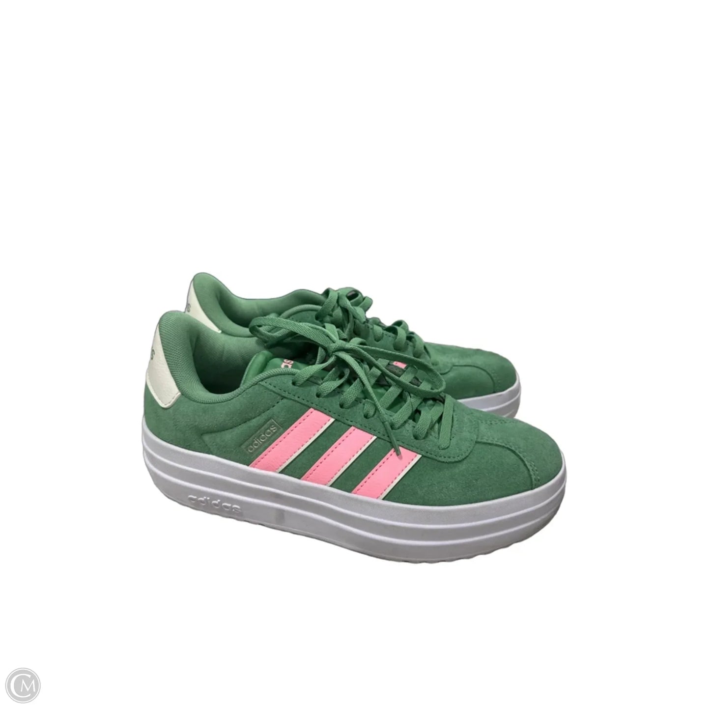 Shoes Flats By Adidas In Green, Size: 6.5