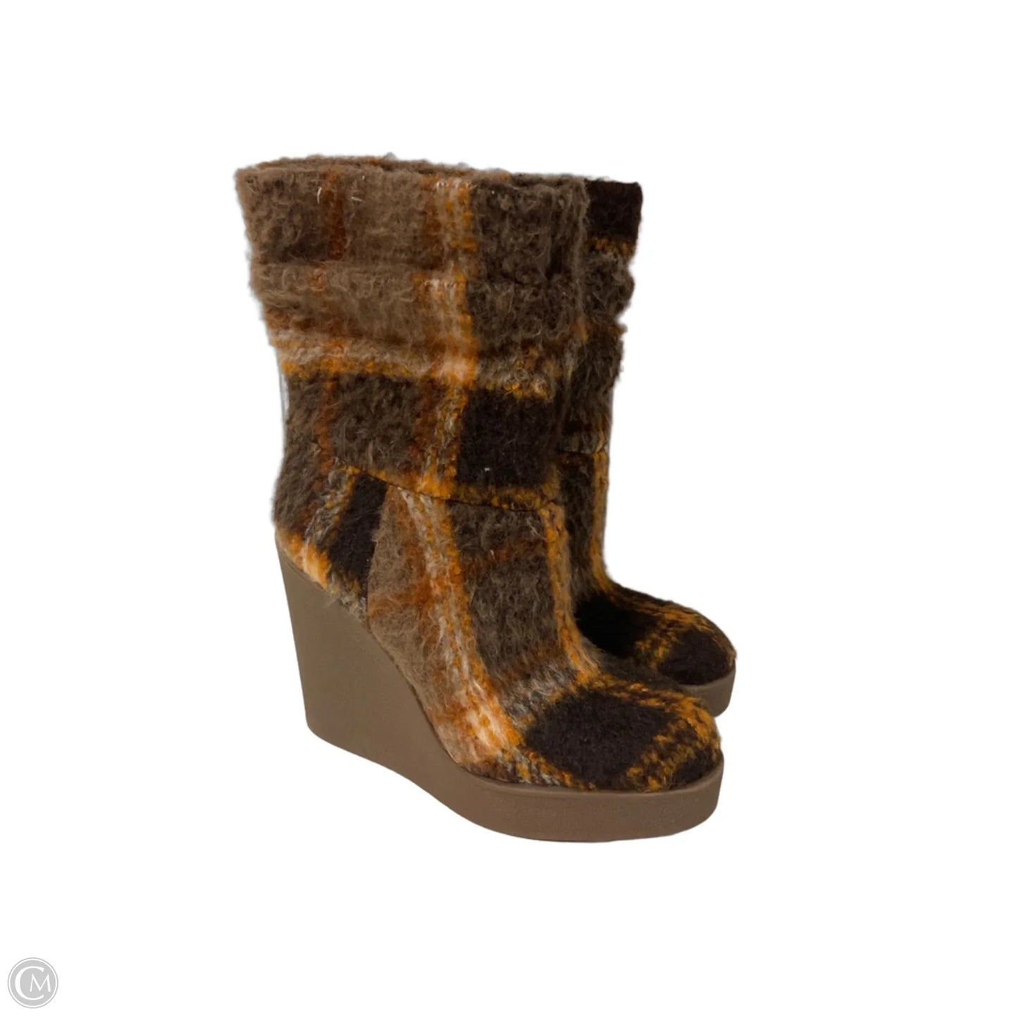 Boots Ankle Heels By Jessica Simpson In Brown, Size: 5