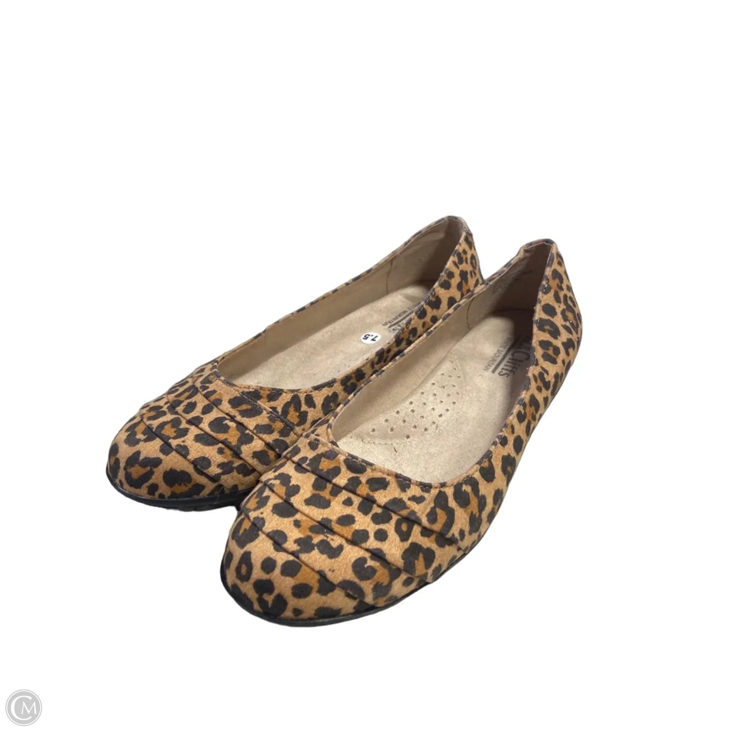 Shoes Flats By Cliffs By White Mountain In Animal Print, Size: 7.5