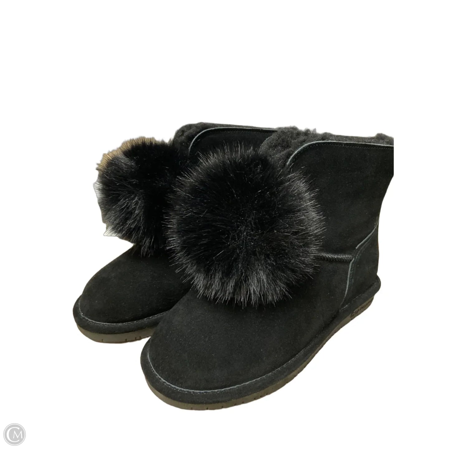 Boots Ankle Flats By Bearpaw In Black, Size: 9