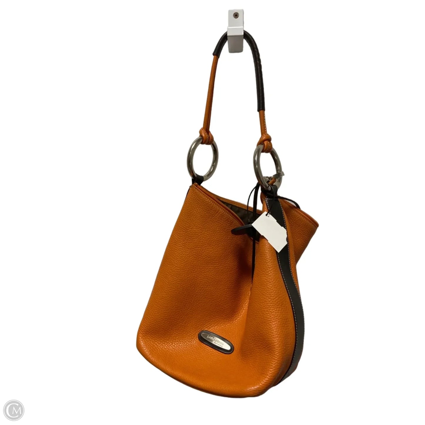 Handbag Leather By Cmc, Size: Medium