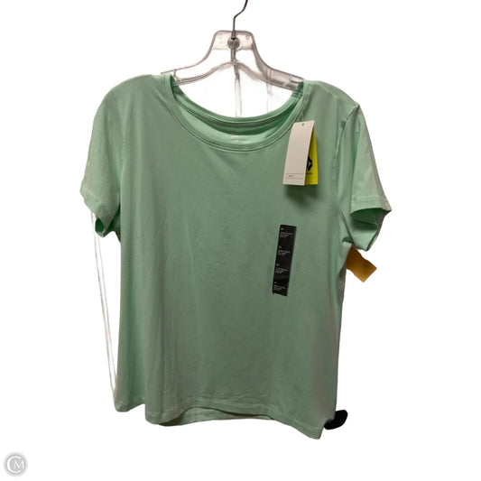 Top Short Sleeve By All In Motion In Green, Size: M