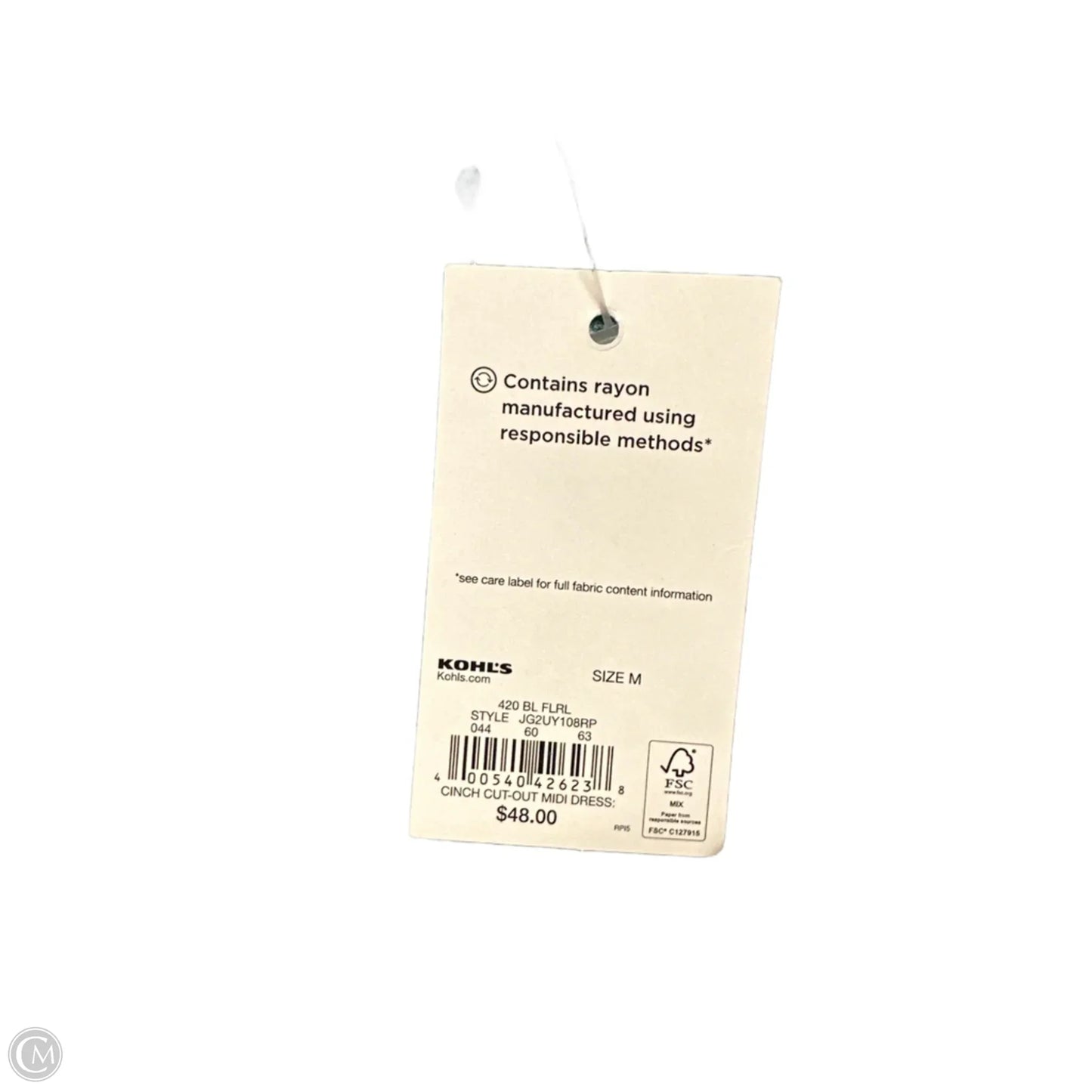 Dress Casual Maxi By So In Blue, Size: M