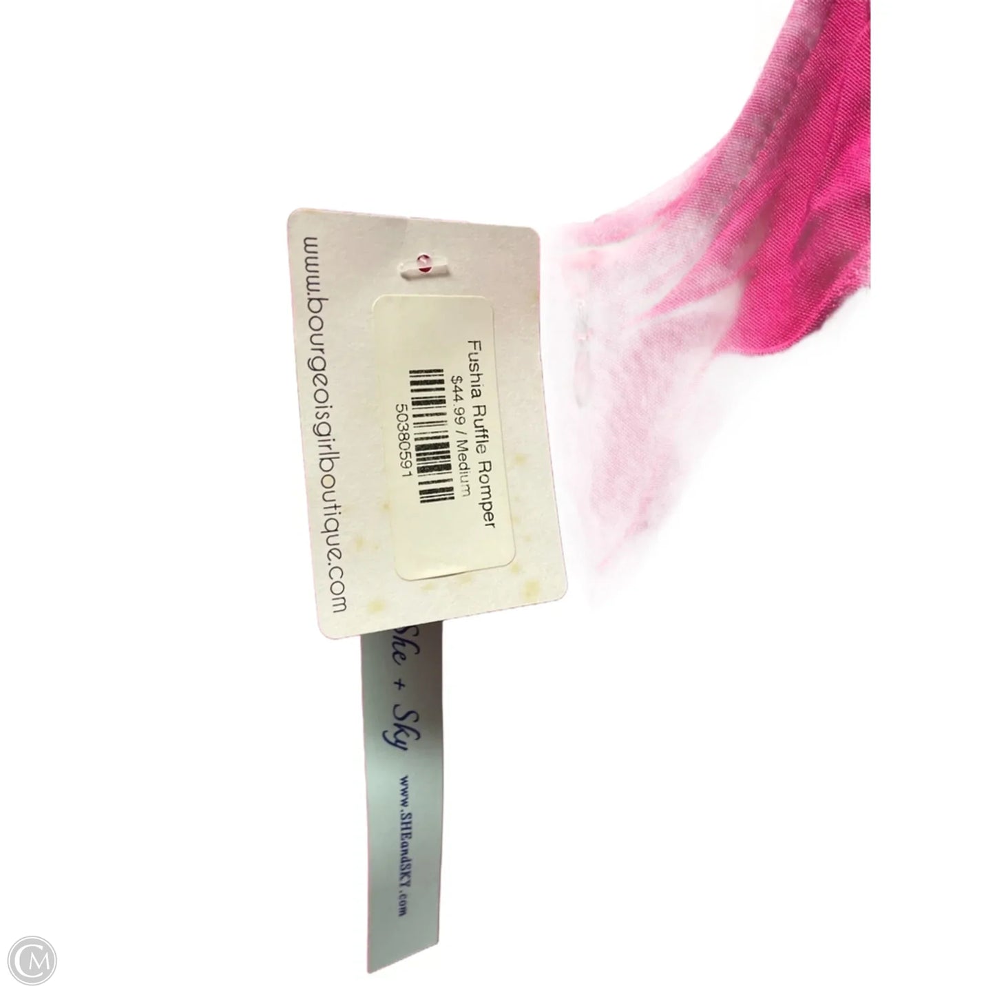 Romper By She + Sky In Pink, Size: M