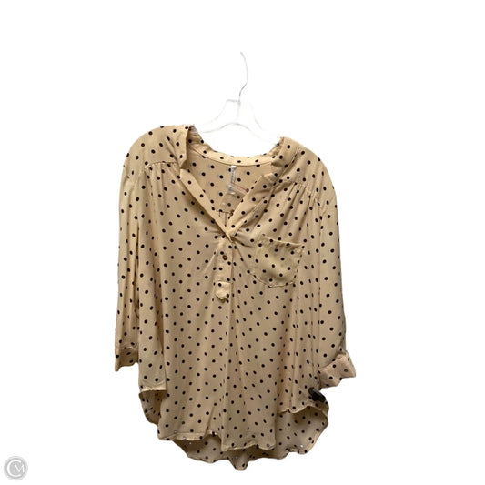 Top Long Sleeve By Clothes Mentor In Peach, Size: 2x